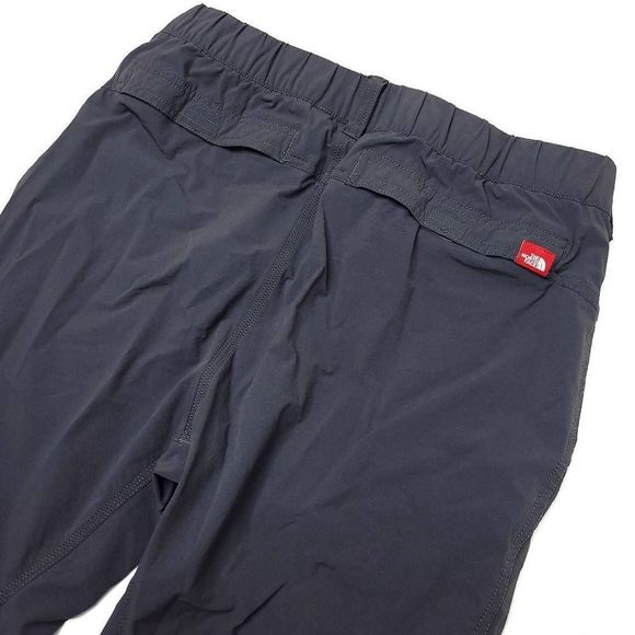 North Face Pants Mens Medium Gray Elastic Waist Convertible Hiking Nylon Stretch - Picture 8 of 8